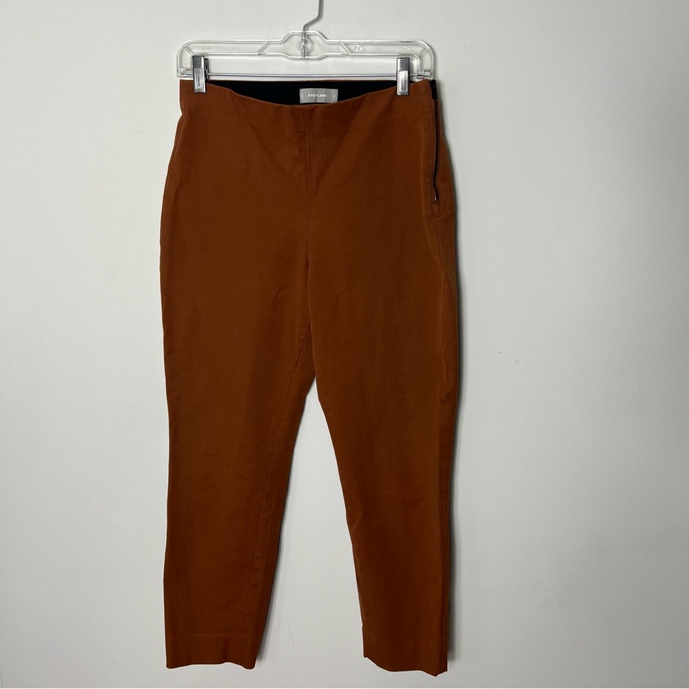 Casual Straight-Leg Pants in Rust - EILEEN FISHER